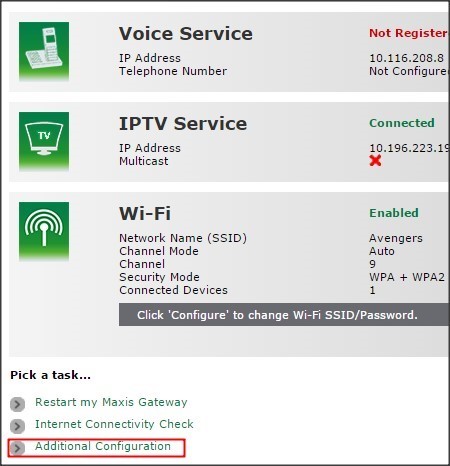 Maxis Function Menu Maxis